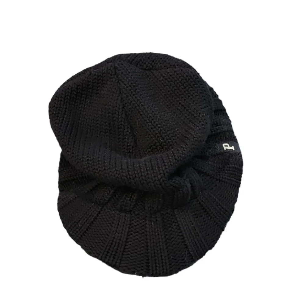 𝅺knit Slouch Beanie Newsboy Billed Hat